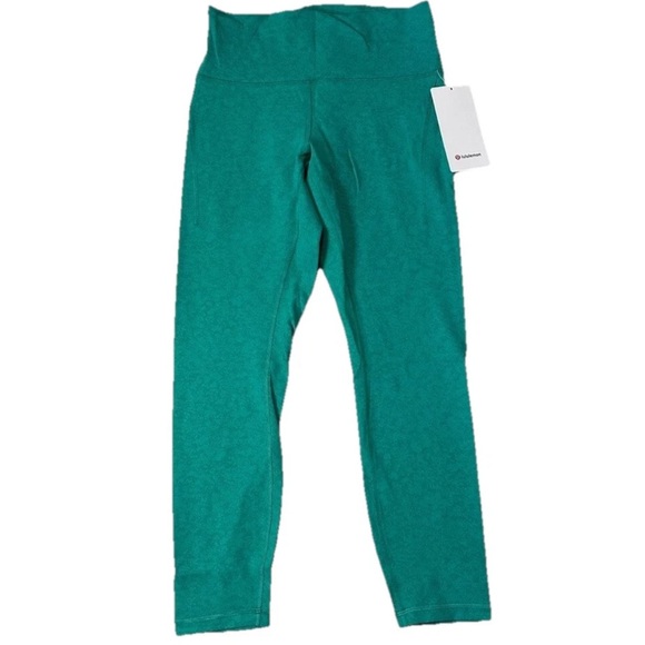 Lululemon Wunder Train Leggings Size 10 NWT $128 Pockets Blaze Maldives Green